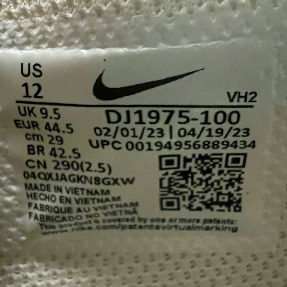 Japanese Nike Air Max Running Shoes Beige - Picture 9 of 9